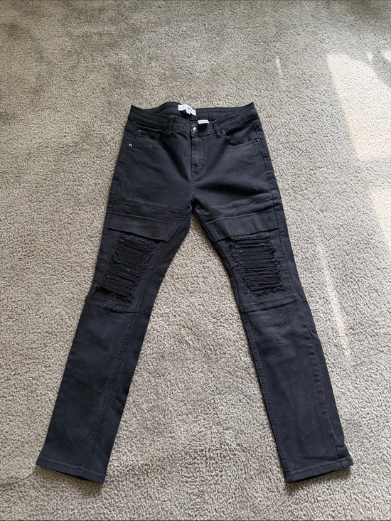 Fashion Nova Other - Fashion Nova Men's Black Skinny Ripped Jeans